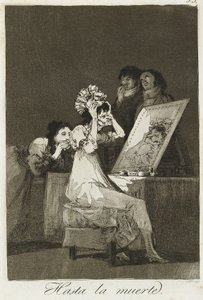 Hasta la Muerte, 1799 by Francisco de Goya
