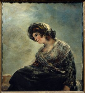 The Milkmaid of Bordeaux by Francisco de Goya