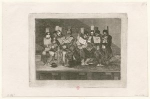 The Disasters of War, Plate 35: One Cannot Know Why by Francisco de Goya