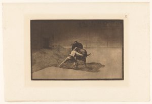 Martincho Fighting a Bull (Bullfights)