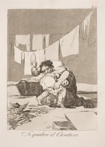 When One Has Broken the Jug by Francisco de Goya