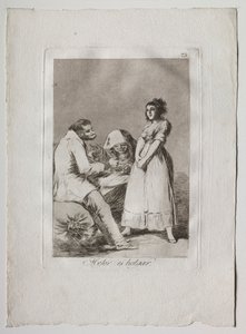 Ochenta Caprichos: It is Better to be Lazy by Francisco de Goya