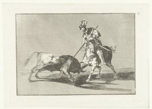 Rodrigo Díaz de Vivar Wounds a Bull