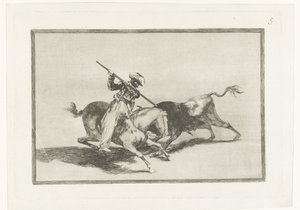 Bullfight on Horseback (series title: La Tauromaquia)