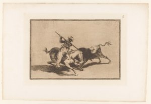 Bullfight on Horseback