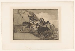 Bull Hunt on Horseback