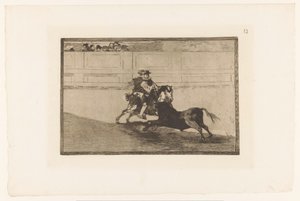 Bullfighter in an Arena (Bullfights) by Francisco de Goya