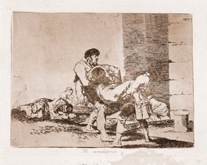 The Disasters of War: In the cemetery