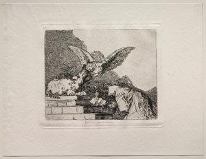 The Horrors of War: Feline Pantomime by Francisco de Goya