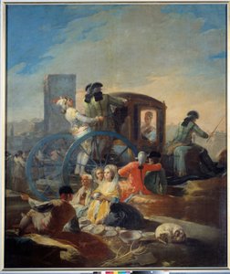The dish dealer. Painting by Francisco De Goya (1746-1828)