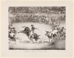The famous American, Mariano Ceballos: The Bulls of Bordeaux by Francisco de Goya