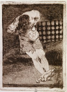 The reclusion of a guilty person does not require torment by Francisco de Goya