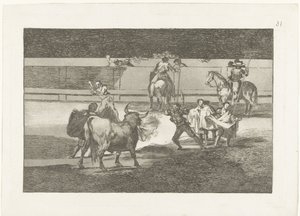 Bullfighter with Flaming Banderillas