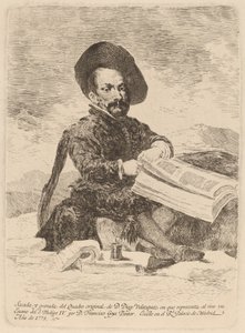 A Dwarf by Francisco de Goya after Diego Velázquez