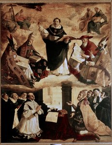 Paintings for the Mayor de Santo Tomas College in Seville: Apotheosis of St. Thomas of Aquinas or Apotheosis of St. Thomas Aquinas with the Doctors of the Church