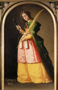 Saint Apollonia by Francisco de Zurbaran