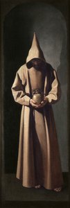 St. Francis Contemplating a Skull, c.1635 by Francisco de Zurbaran