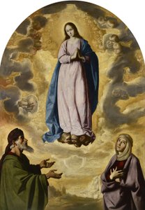 The Immaculate Conception with Saint Joachim and Saint Anne by Francisco de Zurbaran