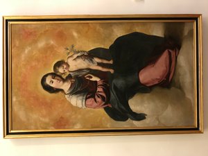 Virgin of the Rosary by Francisco de Zurbaran