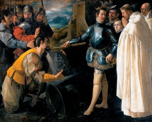 Saint Peter Nolasco Recovering the Image of the Virgin by Francisco de Zurbaran