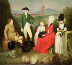 Group Portrait of Aubrey, 2nd Baron Vere of Harmsworth and Family