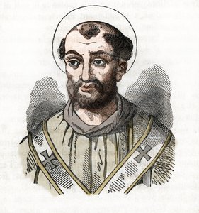 Representation of Pope Fabian, Drawing from 