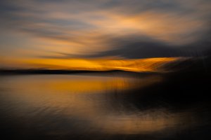 Abstract Sunset Glow