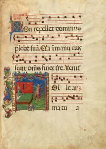Leaf from an Antiphonal by Franco dei Russi