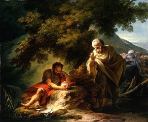 Abstract Art Print “Alexander And Diogenes” – 60x90cm Canvas Poster For Home Decor, Famous Art Reproduction - View #5