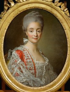 Portrait of Mme. Jacques-Benoit Loys by Francois-Hubert Drouais