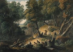 The Maroons in ambush on the Dromily Estate in the Parish of Trelawney, Jamaica