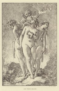 The Three Graces by Francois (after) Boucher