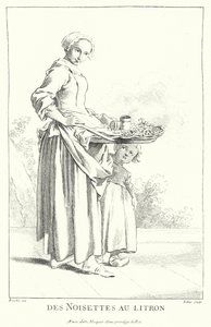 Nuts Seller by Francois (after) Boucher