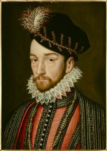 Portrait of Charles IX by Francois (after) Clouet