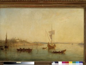 View of the entrance of the Bosphorus in Constantinople