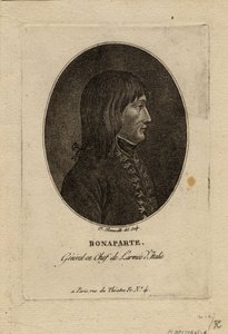 Napoleon as commander of the Army of Italy