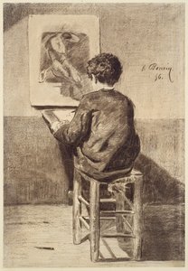 Boy Sketching