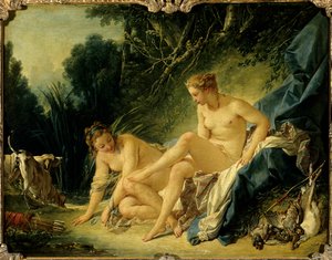Diana Leaving the Bath by François Boucher