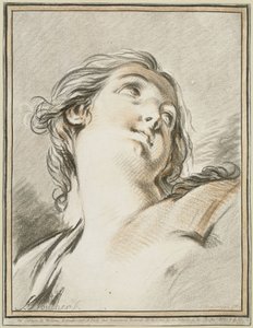 Head of a Woman by François Boucher