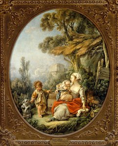 The Happy Mother by François Boucher