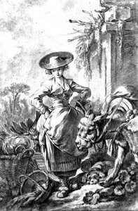 Leaving for Market by François Boucher