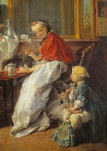 Mother and Daughter (detail)