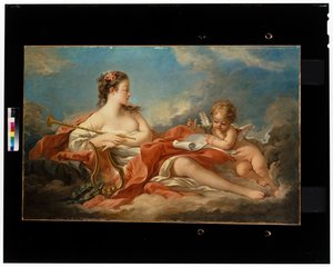 Music Teaching Cupid to Sound the Lyre