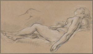 Reclining Nymph by François Boucher