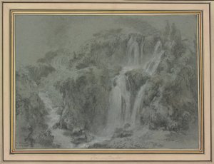The Waterfalls of Tivoli by François Boucher