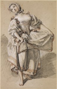 Young Country Girl Dancing, c. 1765-70
