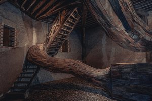 Winding Wooden Architecture by Francois Casanova
