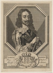Charles I in an Octagonal Border by Francois Chauveau