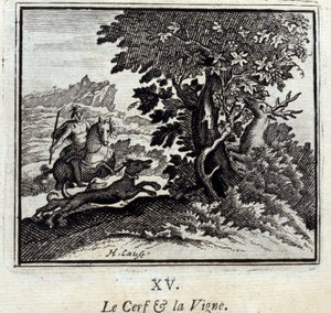 The Stag and the Vine (Illustration by François Chauveau)