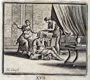 Man Between Two Ages and His Two Mistresses by Francois Chauveau